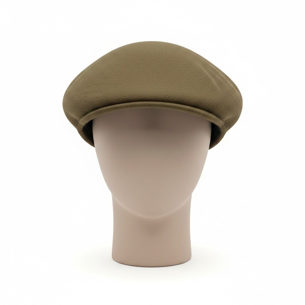 Kangol Carimac Vintage Wool Flat Cap Hat Made England Brown Cable Car Clothiers